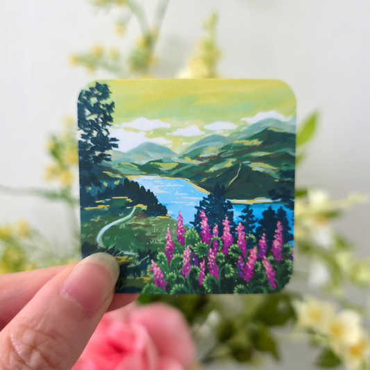 Summer Alps Stickers