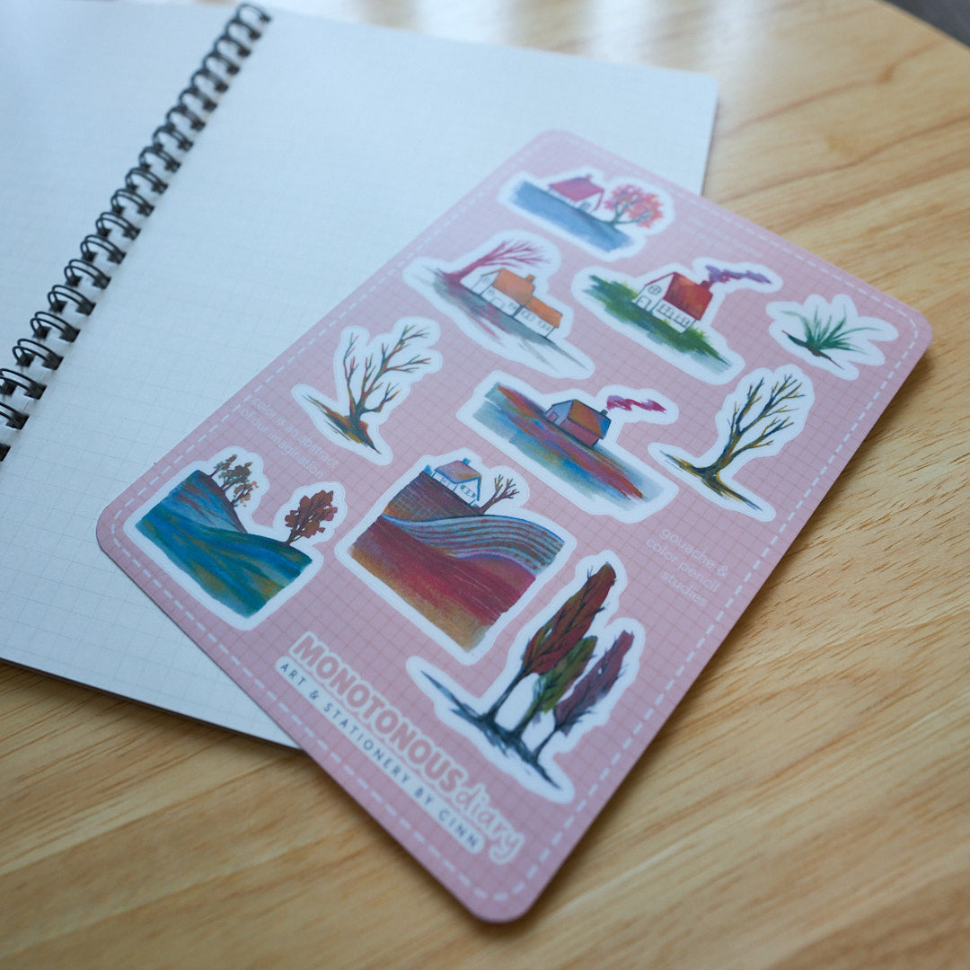 Little House on the Hill - Sticker Sheet (discontinued)