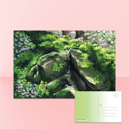 Covered by Nature Postcard