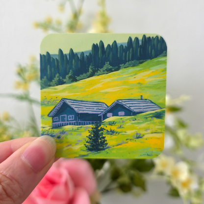 Summer Alps Stickers