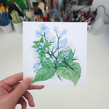 Forget Me Nots Art Print