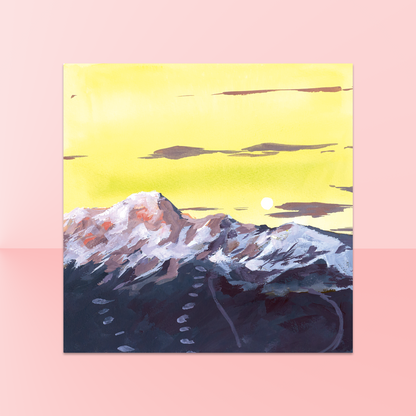 Mont Blanc Art Print