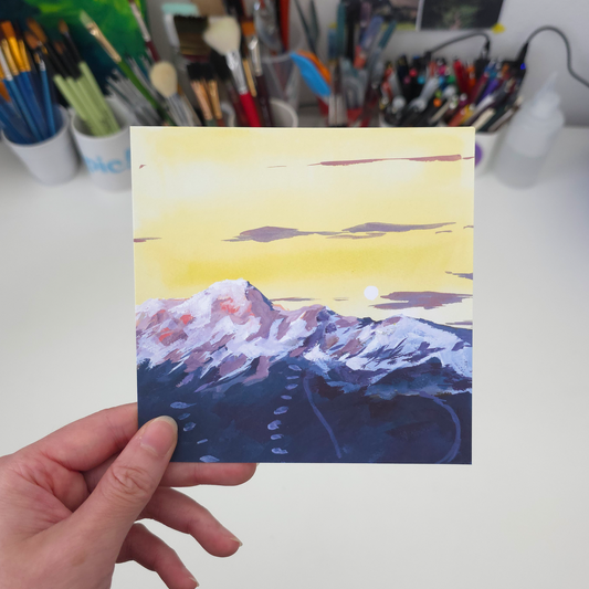 Mont Blanc Art Print