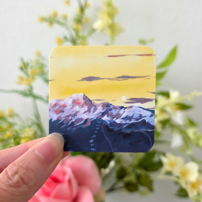 Summer Alps Stickers