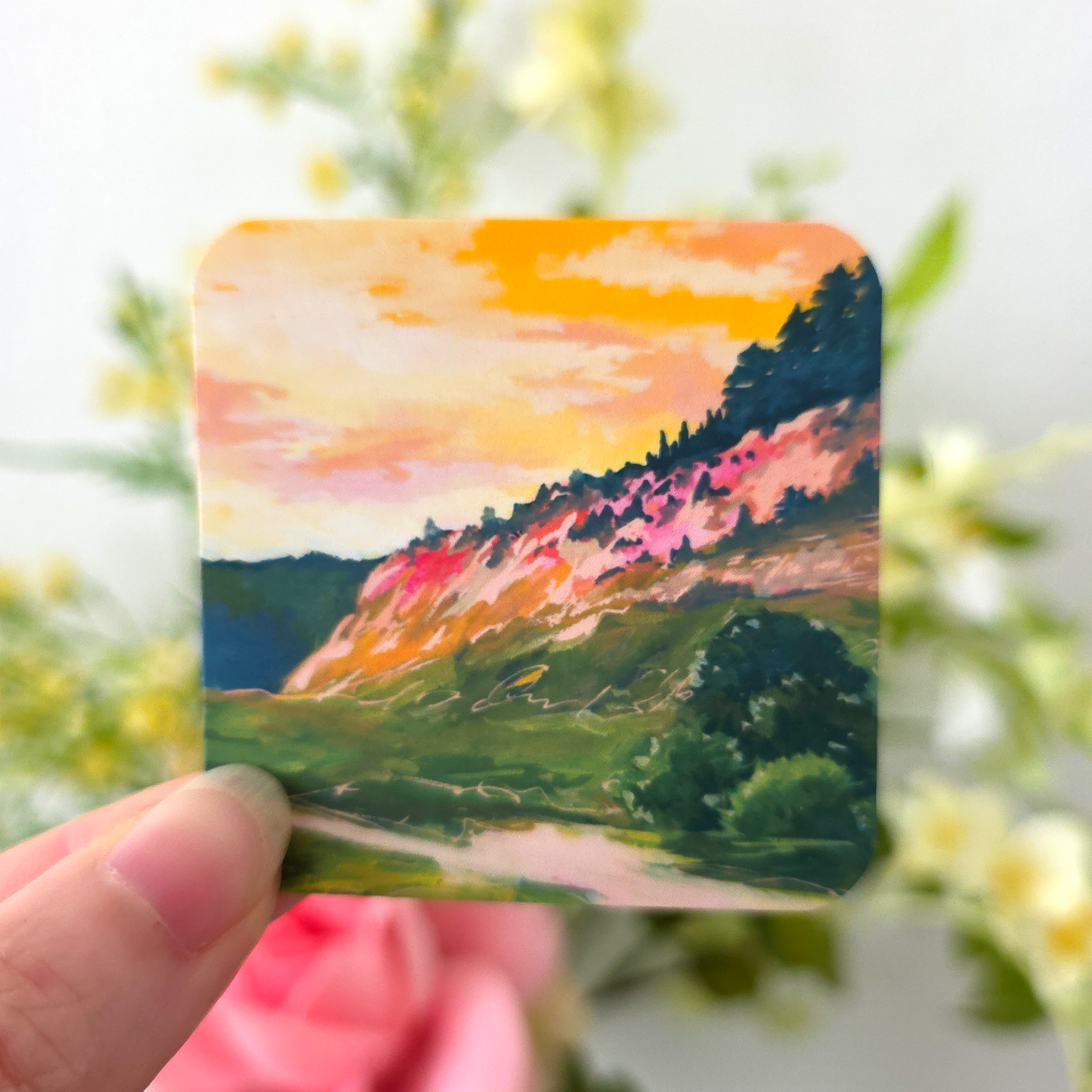 Summer Alps Stickers