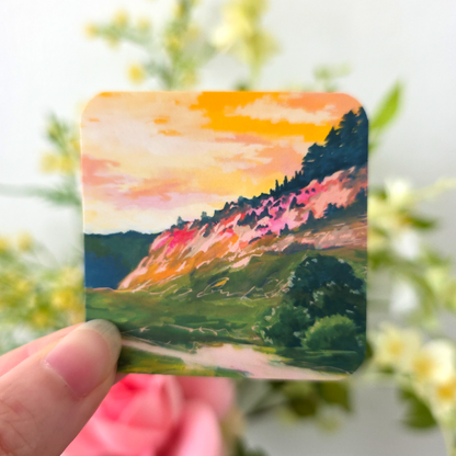 Summer Alps Stickers