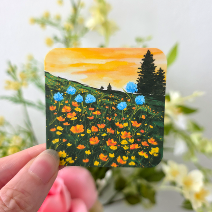 Summer Alps Stickers