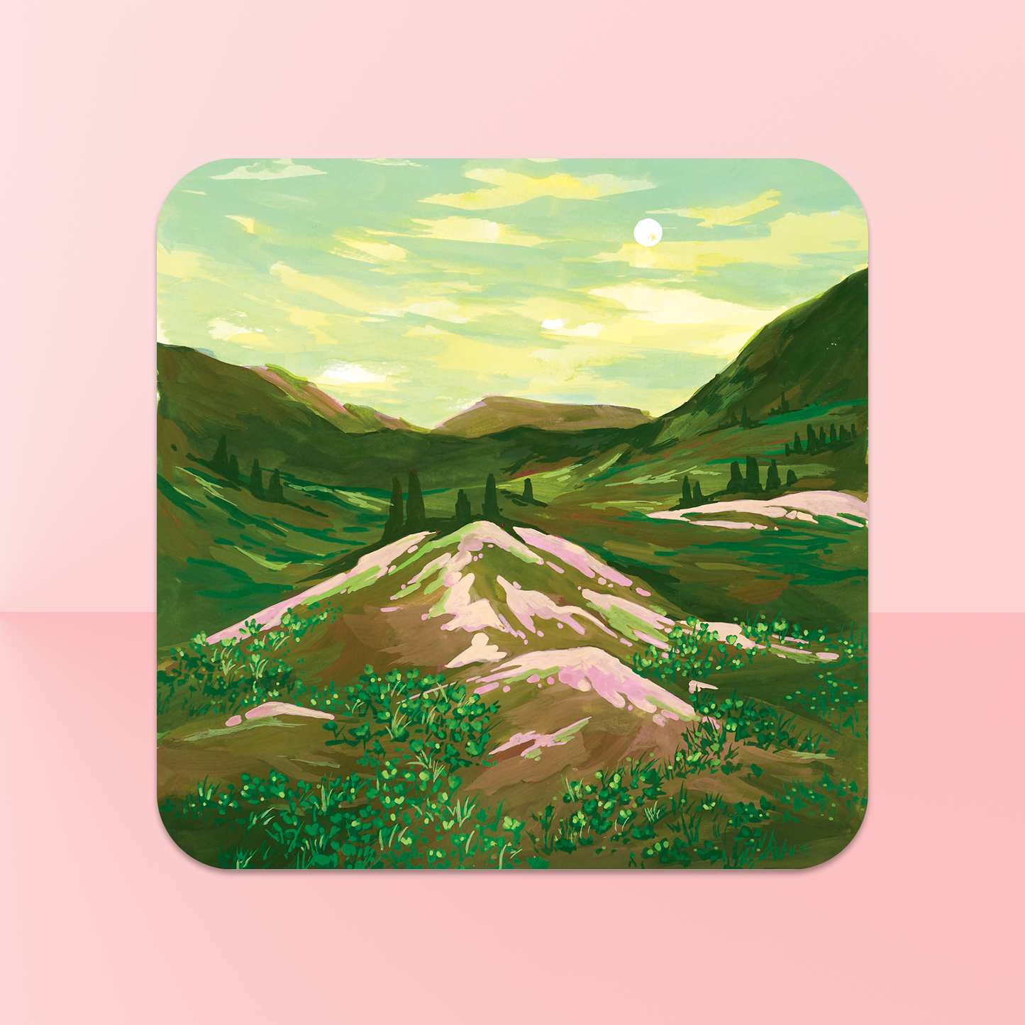 Summer Alps Stickers