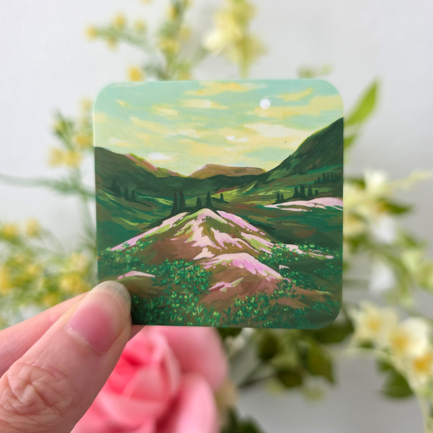 Summer Alps Stickers