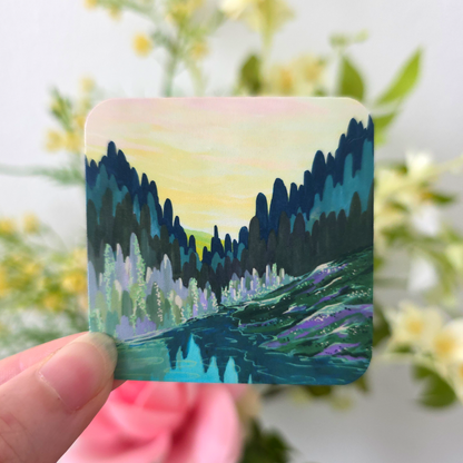 Summer Alps Stickers