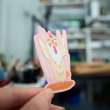 Angry Chicken Stickers