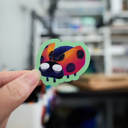 Sweet Ladybug Stickers