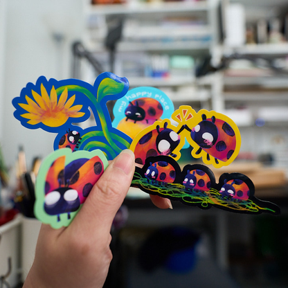 Sweet Ladybug Stickers