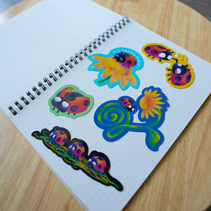 Sweet Ladybug Stickers
