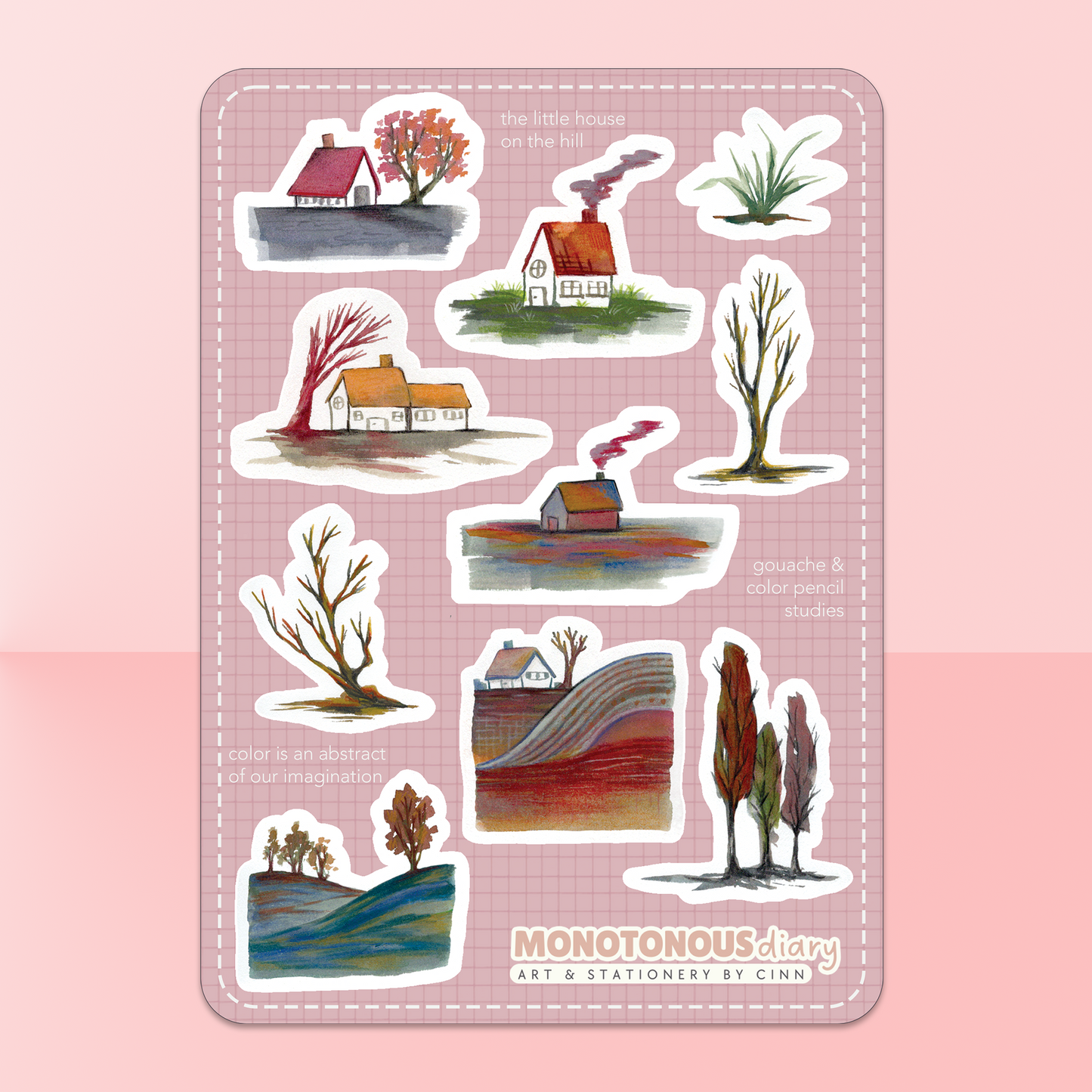 Little House on the Hill - Sticker Sheet (discontinued)