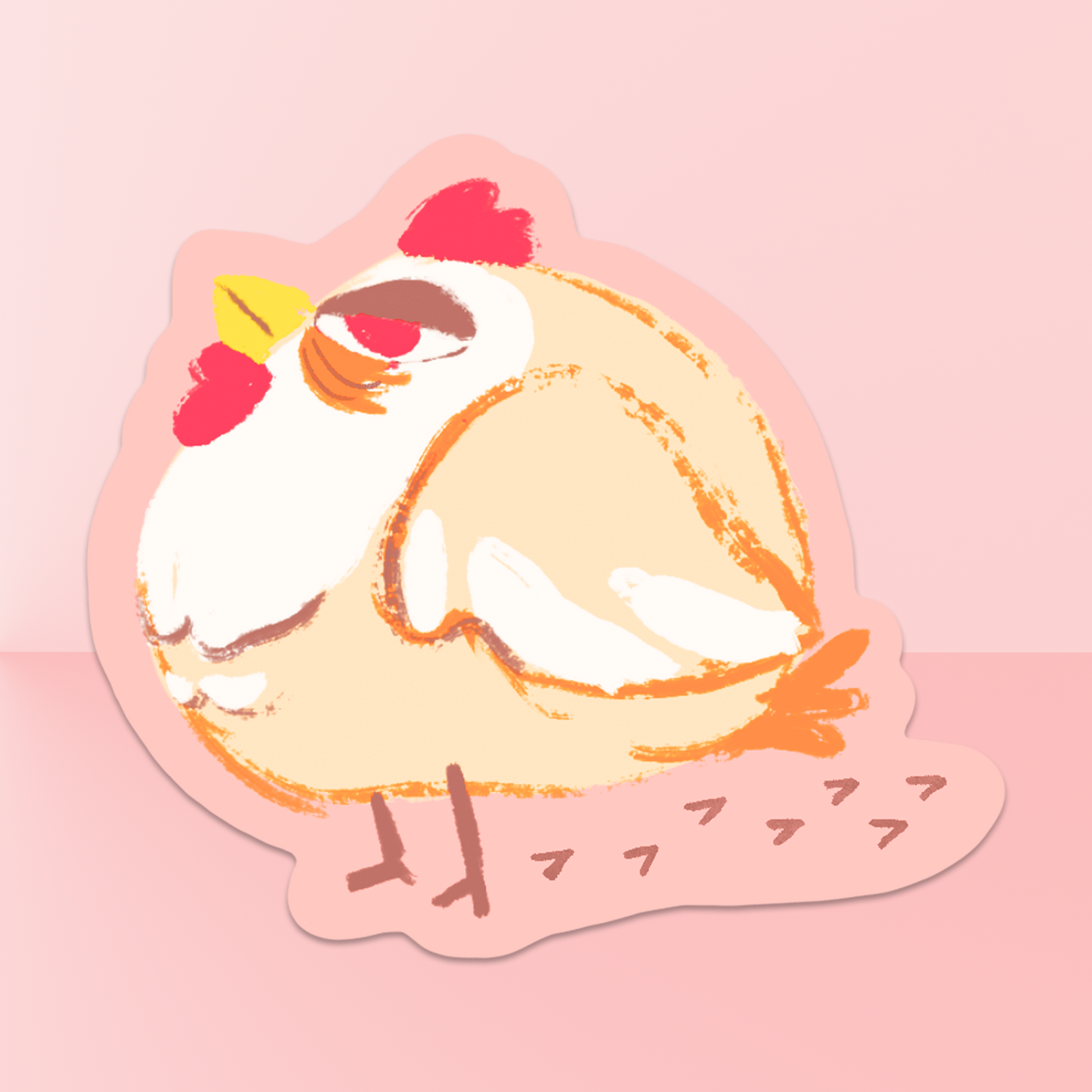 Angry Chicken Stickers