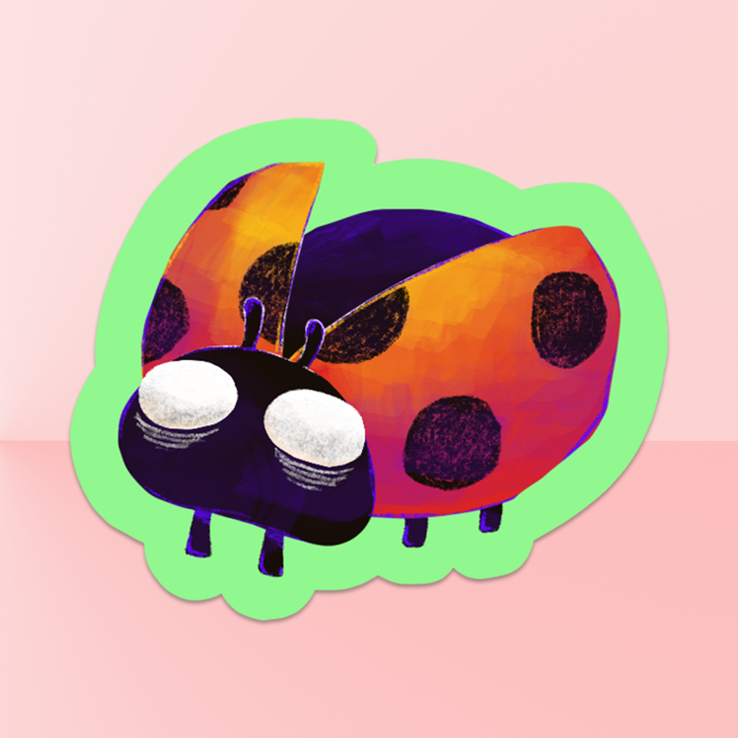 Sweet Ladybug Stickers